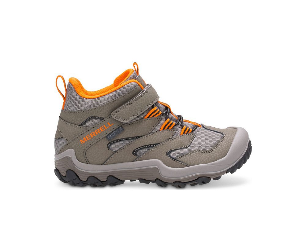 Botas Criança - Merrell Chameleon 7 Access Mid A/C Waterproof - Cinzentas - PIM190672